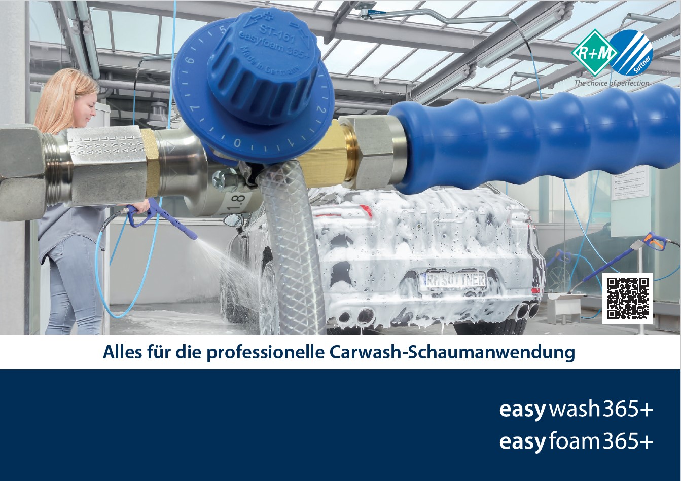 Flyer Carwash-Schaumanwendung