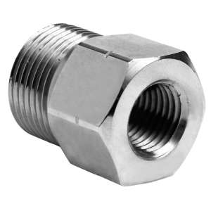 Reduzierung 1/4´AG  : 1/4´IG Edelstahl 500 bar