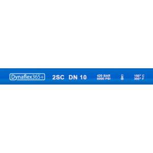 2SC DN10 420 bar 150°C Blau glatte Decke