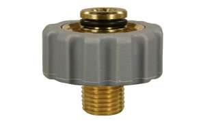 M21x1,5 IG : 1/4´AG Handverschraubung Messing kurz