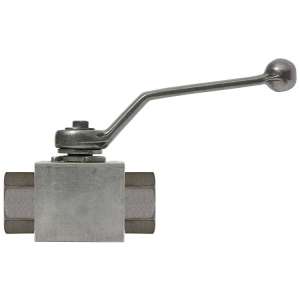 Dreiwegehahn 1/2´IG 500 Bar Stahl verzinkt