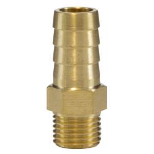 Schlauchtülle 1/4´AG NW12 Messing