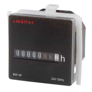 Betriebsstundenzähler  BW4018 24 V 50 Hz Einbau