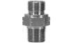 Doppelnippel 3/8´AGR : 3/8´AGN Edelstahl 315 bar