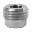 Stopfen 1/4´AG ohne Rand Edelstahl 250 bar